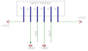 夏普粉尘传感器GP2Y1010AU0F参考程序