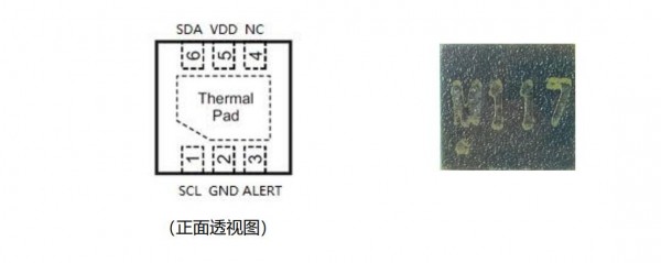 数字温度传感芯片M117B ±0.5℃精度、16bitADC、超低功耗、I2C 接口