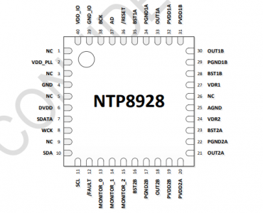 韩国耐福功放NTP8928芯片详细性能概述