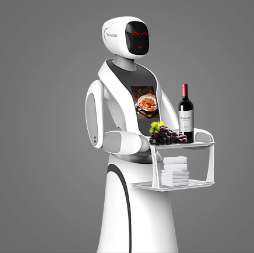 送餐机器人在目标范围如何识别是否有人在机前的应用方案