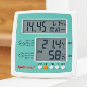 电子温湿度计AHT985用于办公室作业环境温湿度监测
