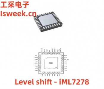 为GOA TFT-LCD面板设计的13-CH水平移位器-iML7278