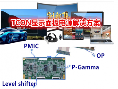 应用在液晶电视TCON显示面板中的PMIC电源管理芯片