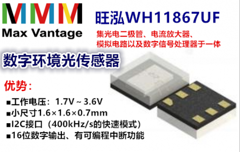 数字型环境光传感器-WH11867UF