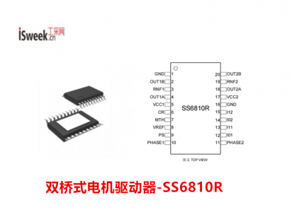 可灵活调控FAST衰减与SLOW衰减比例的双桥式电机驱动器-SS6810R