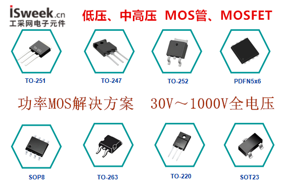 30V-1000V全电压MOS管选型指南，功率MOS解决方案