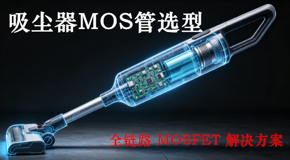 吸尘器全链路MOSFET解决方案-电控节点MOS管选型