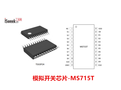 一款具有低功耗、高开关速度、低导通阻抗和低漏电的模拟开关芯片-MS715T