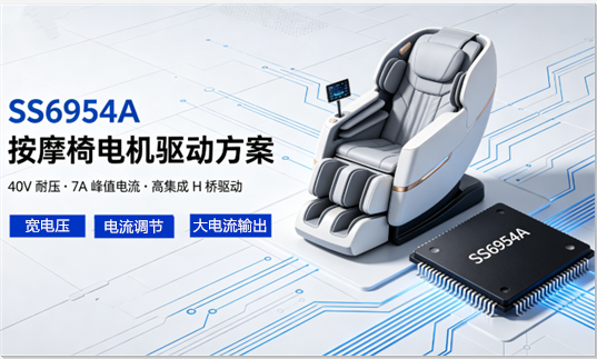 SS6954A-高耐压40V/直流有刷电机驱动-按摩椅电机驱动方案